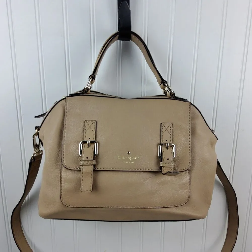 Kate Spade Cruiser Allen Street Raquelle Leather Satchel Shoulder Handbag Purse
